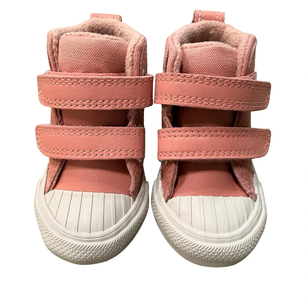 Converse Berkshire Boot Hi Easy-On Toddler 2C Rust Pink Water Repellent NWT